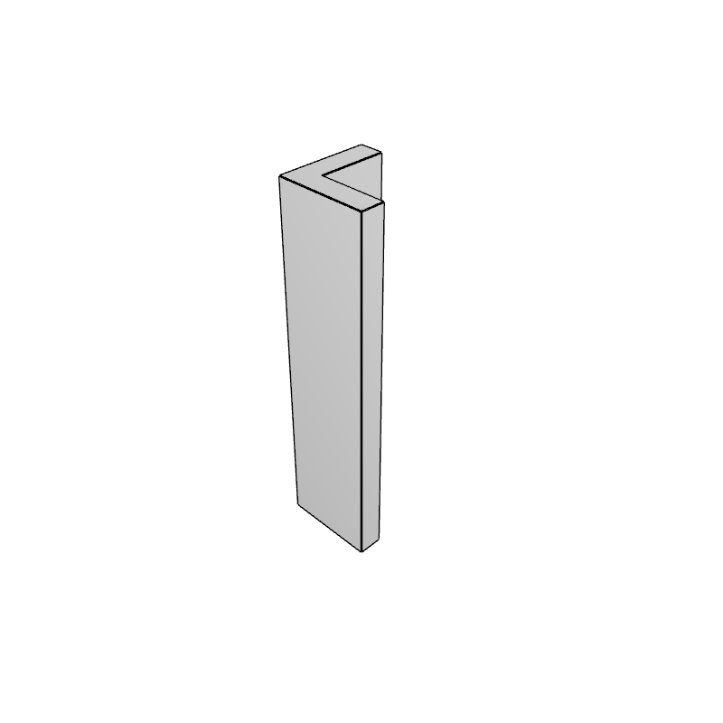 2FT Right Corner Block